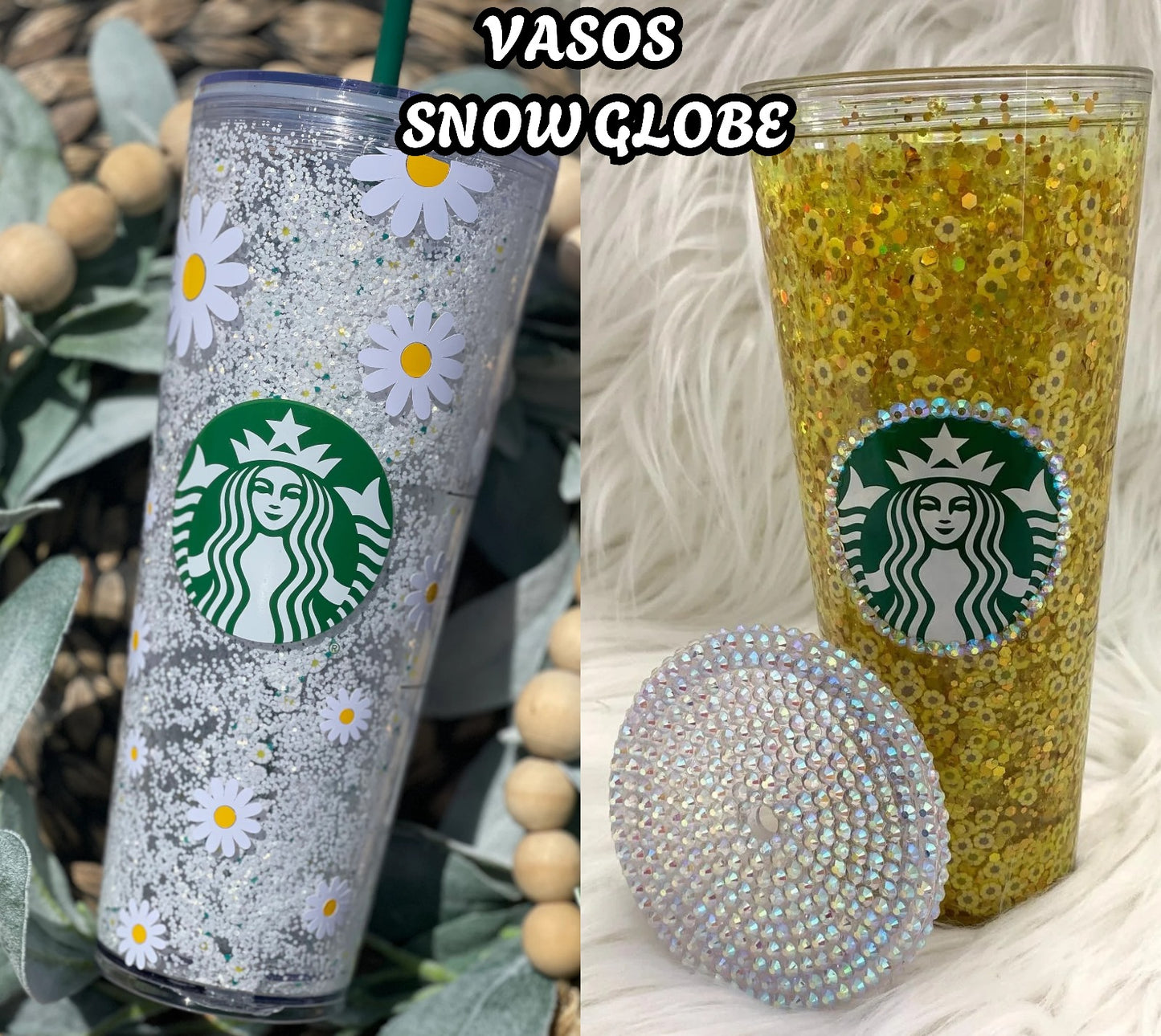 Vasos snowglobe