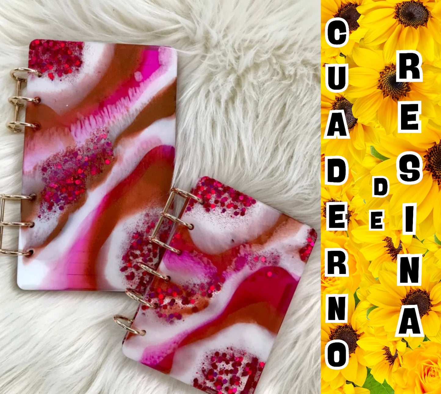 Libretas con cubierta de Resina personalizables